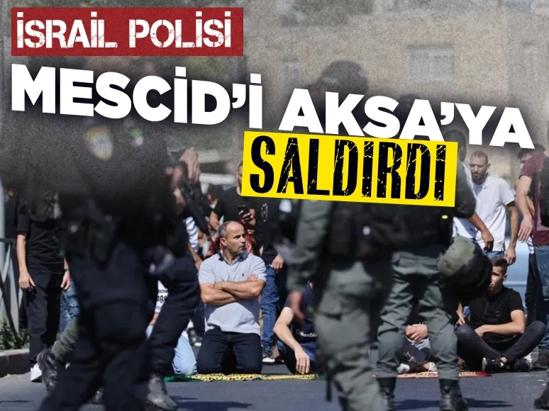 İsrail polisi yine Mescid-i Aksa