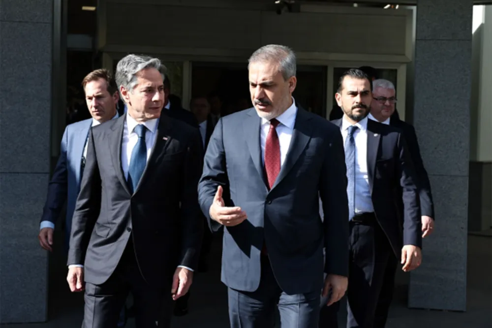 İşgalci ABD Yahudi Dışişleri Bakanı Blinken, 