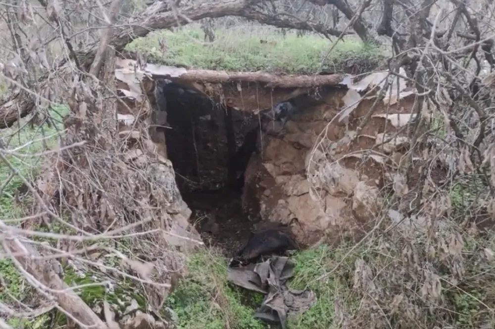 Teröristlerin  kullandığı mağara ve sığınaklar bulundu