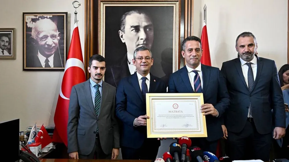 Özgür Özel mazbatayı aldı