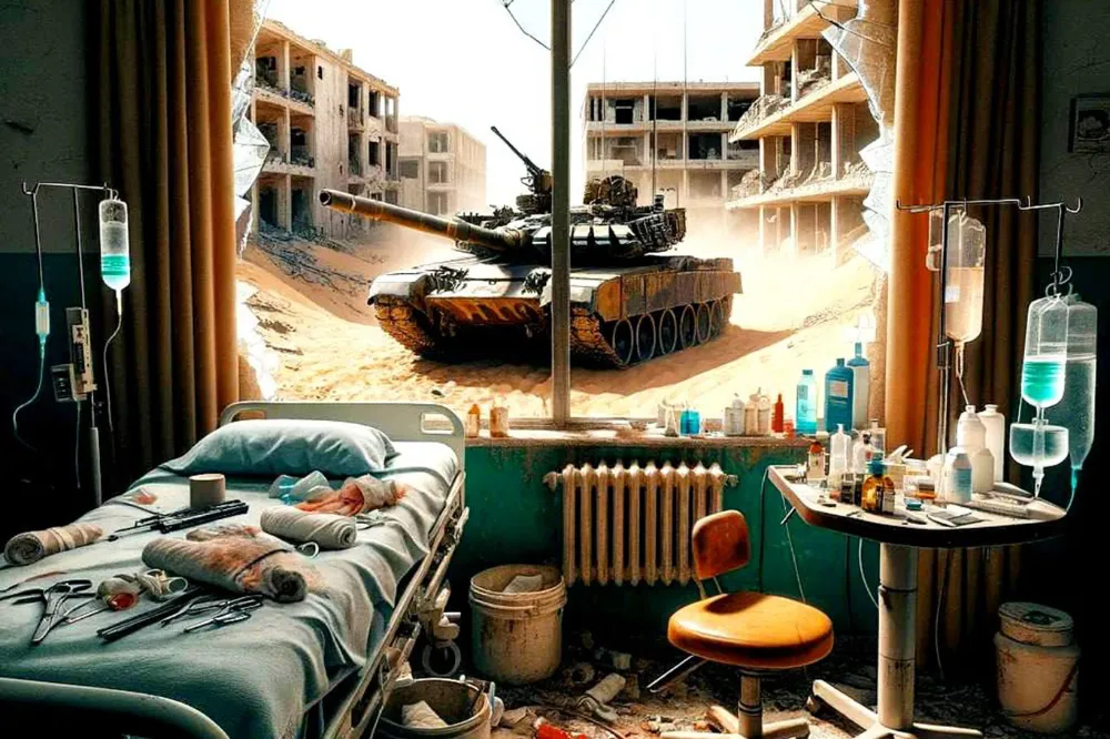 İşgal rejiminden hastane baskını! 240 kişi… 