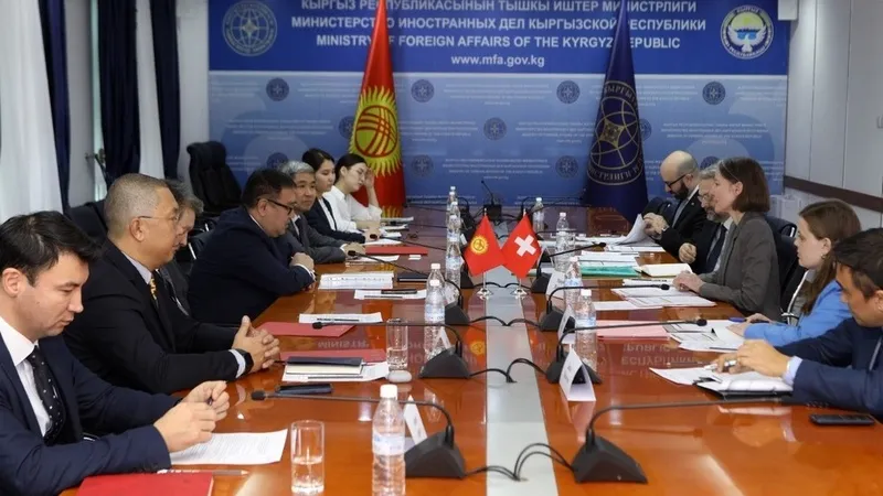 Kırgızistan ve İsviçre siyasi istişarelerde bulundu