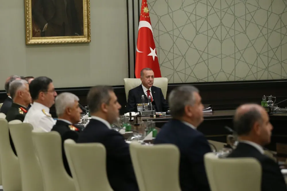 Cumhurbaşkanı Erdoğan başkanlığında Dolmabahçe