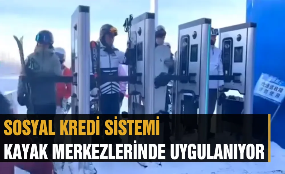 Sosyal Kredi Sistemi kayak merkezlerinde uygulanıyor!