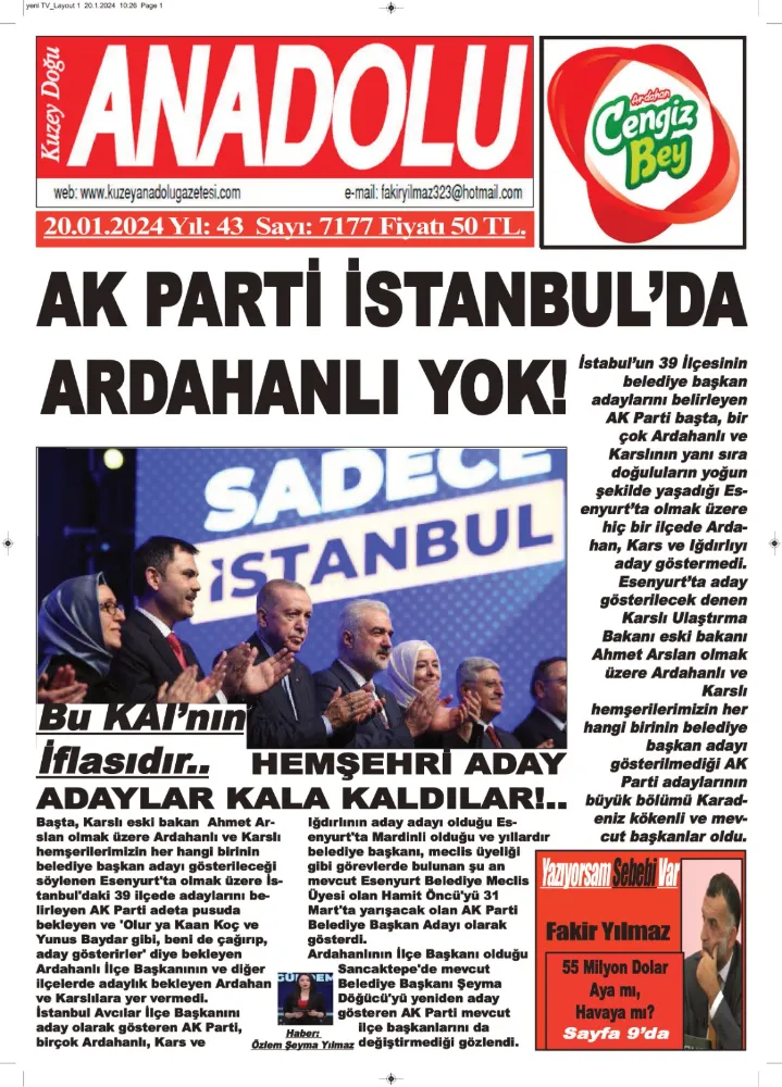 Bu manşetimiz sizi kurtarır mı?