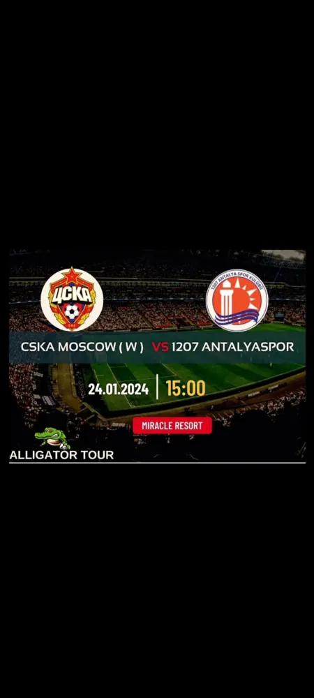 Kadın Futbolu Antalya Moskova Dostluk Maçı