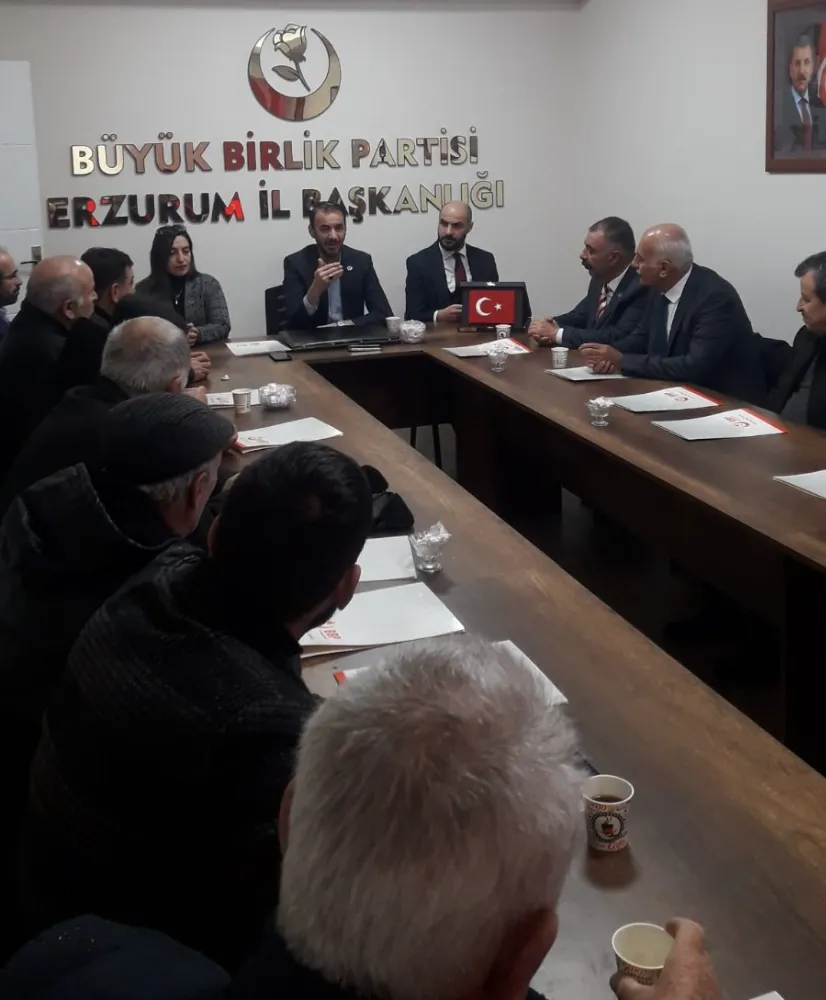 Büyük Birlik Partisi Uzundere için Özsoy Dedi