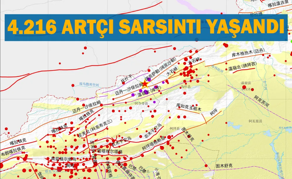 Aksu’da 4.216 artçı sarsıntı yaşandı