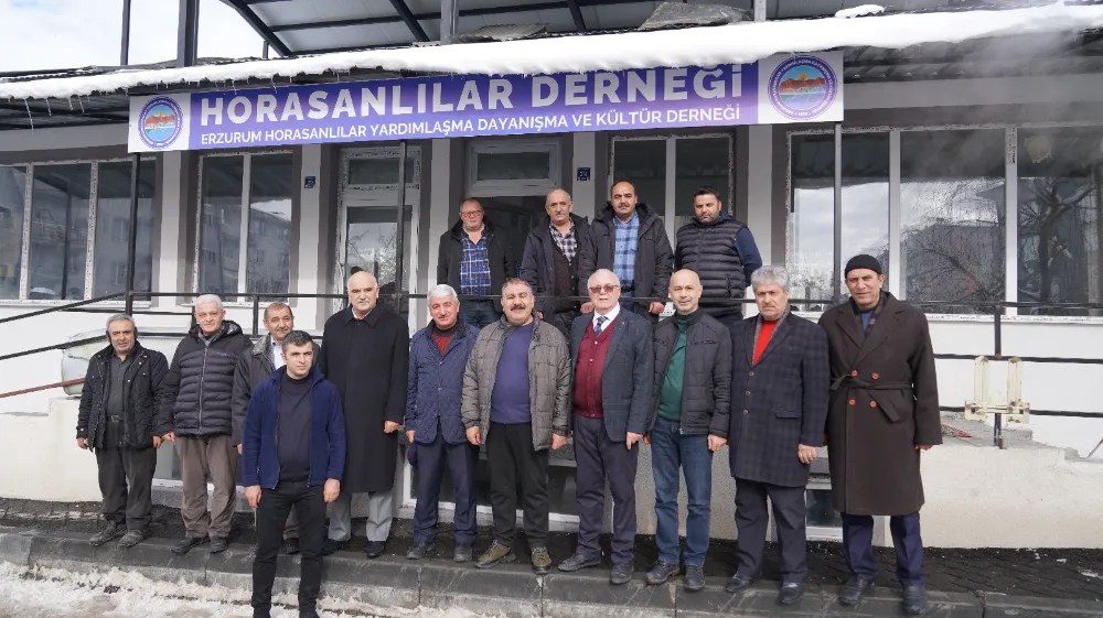 Erzurum Horasanlılar Derneğinde Genel Kurul coşkusu vardı 