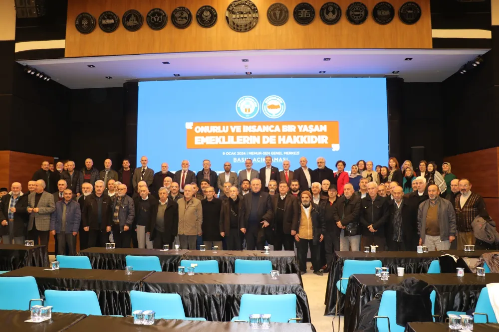 Emekli Memur-Sen Genel Başkanı Küçükkösen: Onurlu ve insanca bir yaşam emeklilerin de hakkıdır
