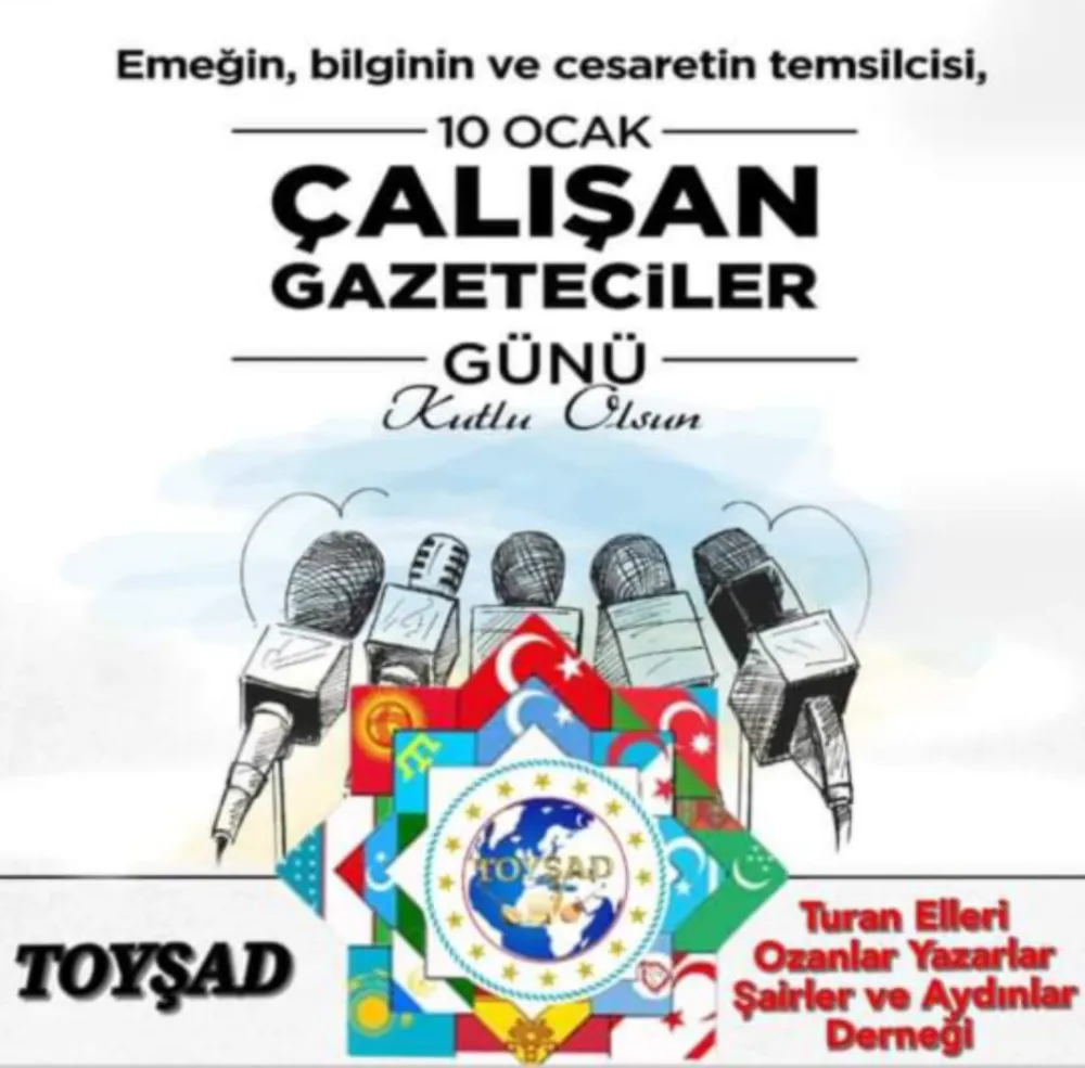 Basın mensuplarımızın 10 Ocak Dünya Çalışan Gazeteciler Günü kutlu olsun.
