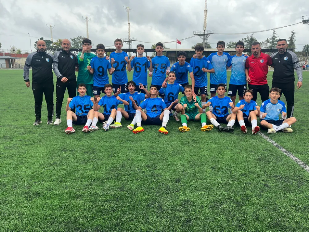 Erzurumspor FK U15 deplasmandan 3 puan ile dönerken/U14 hükmen galip  