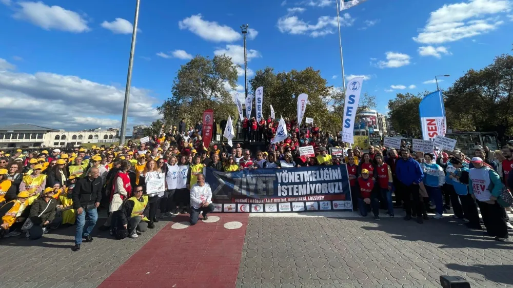 Hastalarımız ve özlük haklarımız için alandayız...