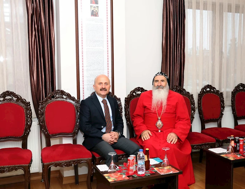 Vali Varol, Noel Bayramı dolayısıyla Melki Ürek’i ziyaret etti 