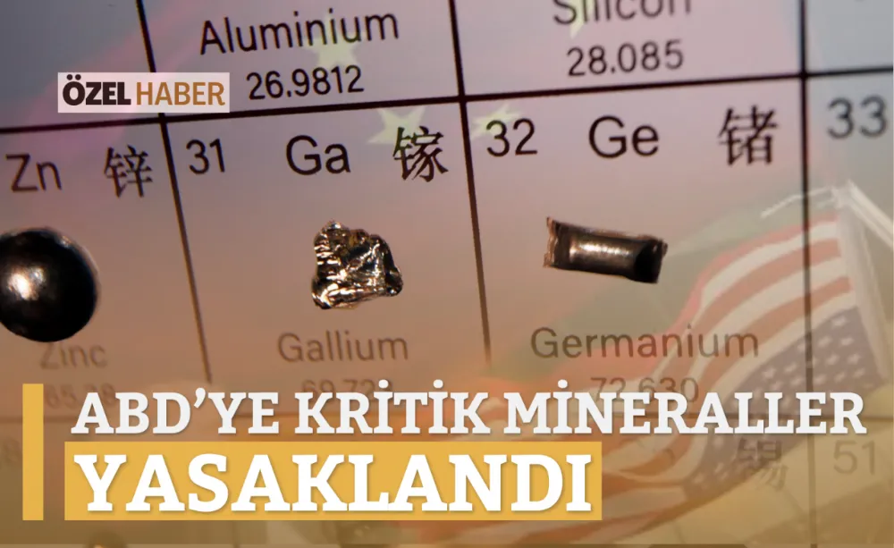 ABD’ye Kritik mineraller yasaklandı.