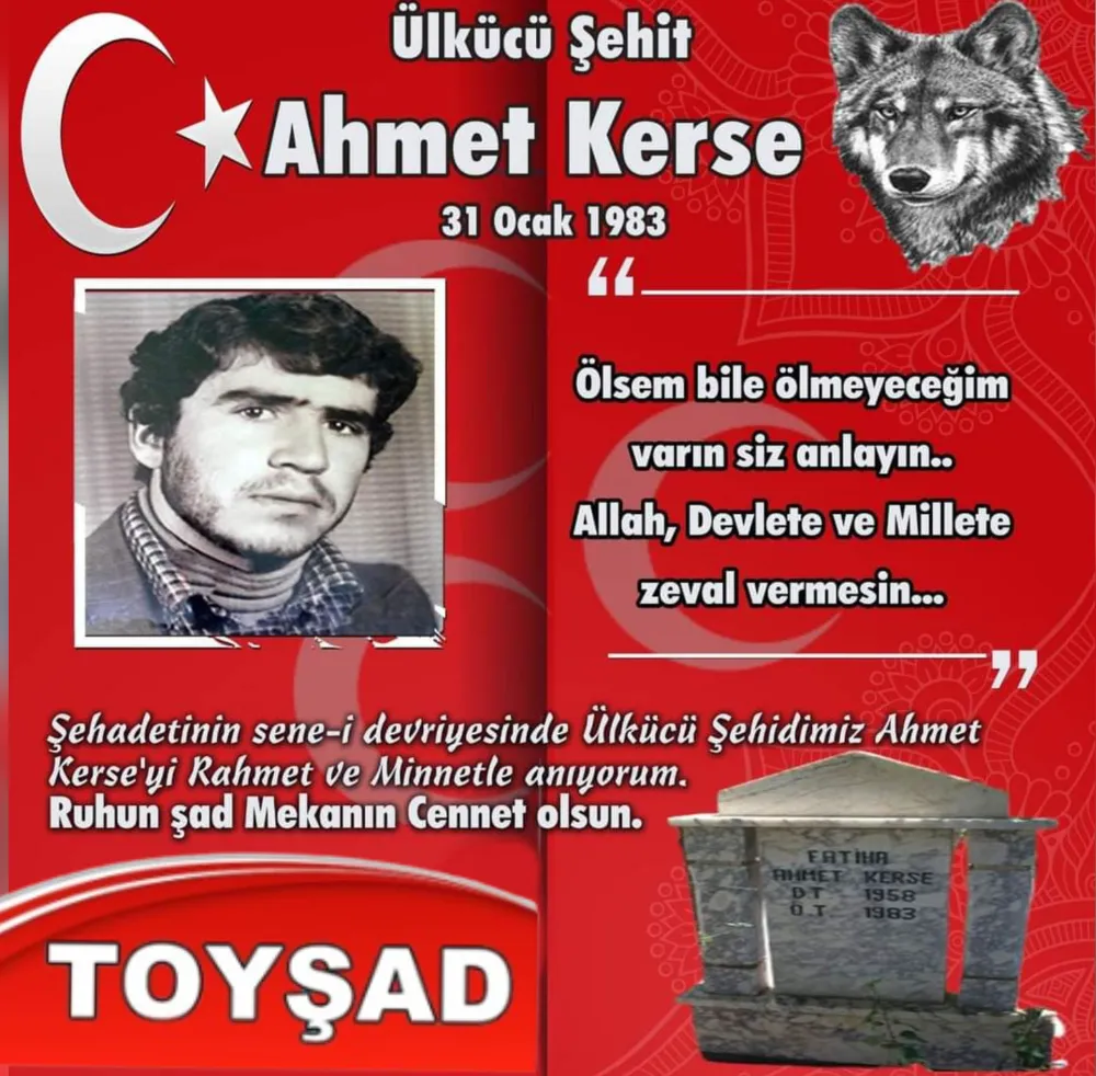 ÜLKÜCÜ ŞEHİT AHMET KERSE