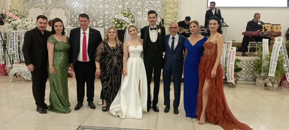 TİNGADER Antalya Şube Başkanı Hasan Bilen oğlunu evlendirdi