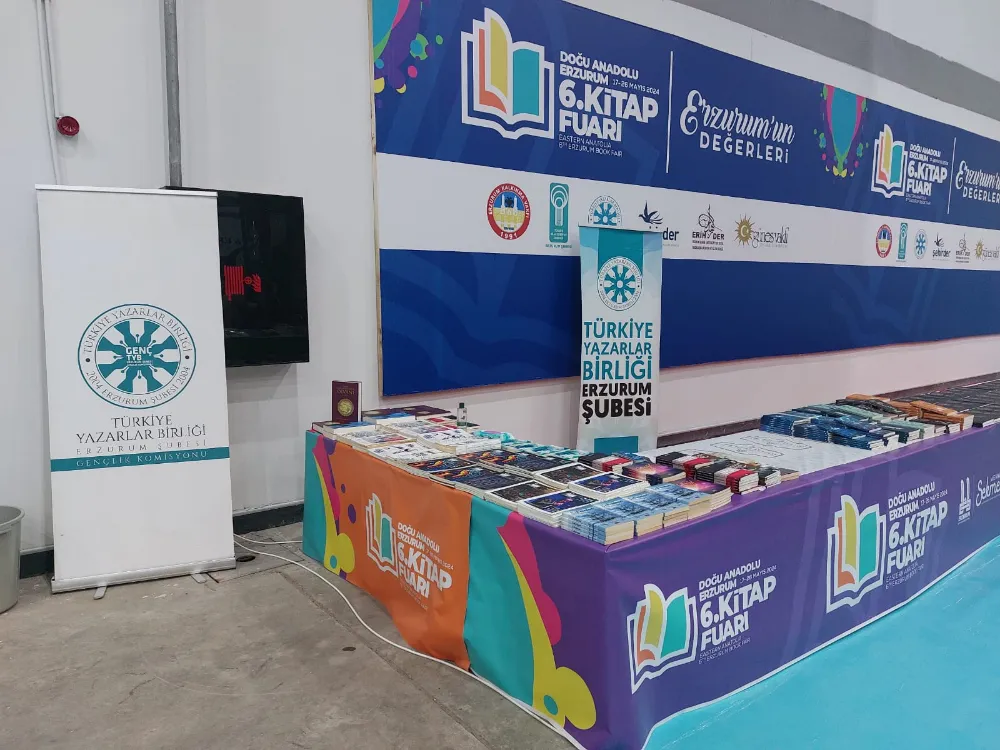 TYB Erzurum Şubesi Erzurum Kitap Fuarında okurlarını bekliyor