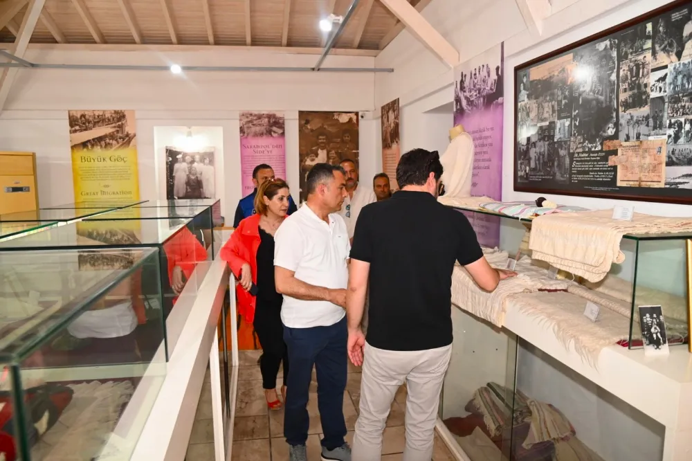 BAŞKAN KARA ANTİK KENT’TE İNCELEMELERDE BULUNDU