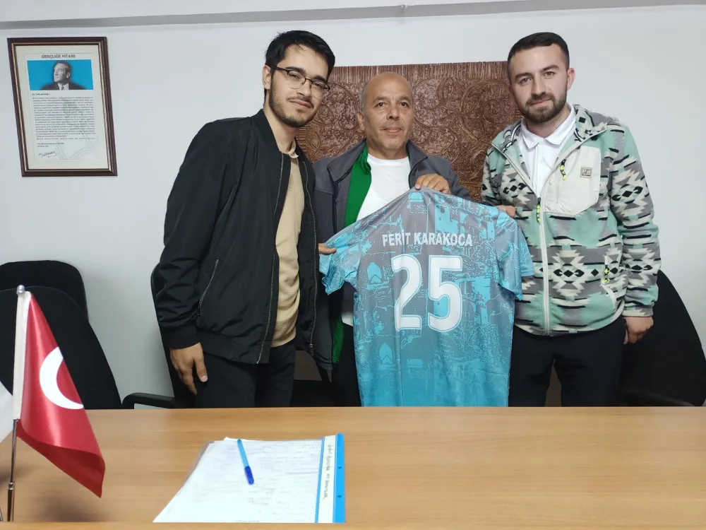 ERZURUM BEYAZŞEHİR SPOR KULÜBÜNDEN FUTBOL İL TEMSİLCİSİ FERİT KARAKOCA 