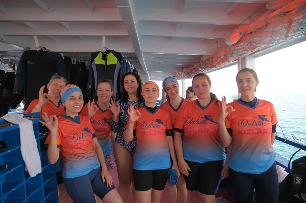 SİDE’DE SU ALTINA KADIN DOKUNUŞU