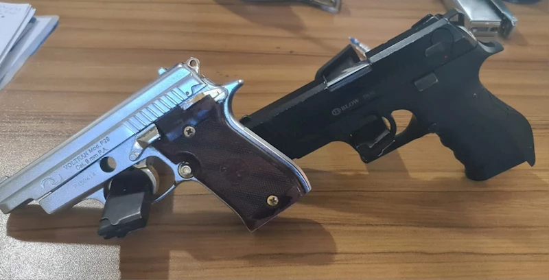 Tabancalarla rast gele ateş ettiği videoyu paylaşan şüpheli yakalandı  