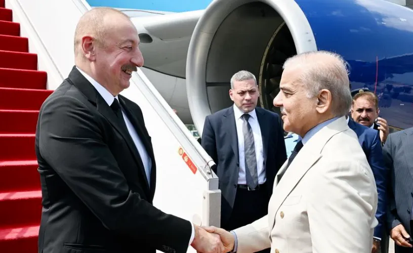 Azerbaycan Cumhurbaşkanı İlham Aliyev Pakistan