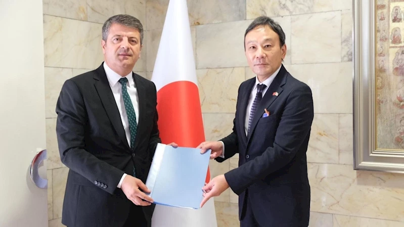 Adıyaman ve Japonya arasında işbirliği: Tutdere Büyükelçi Takahiko ile görüştü 