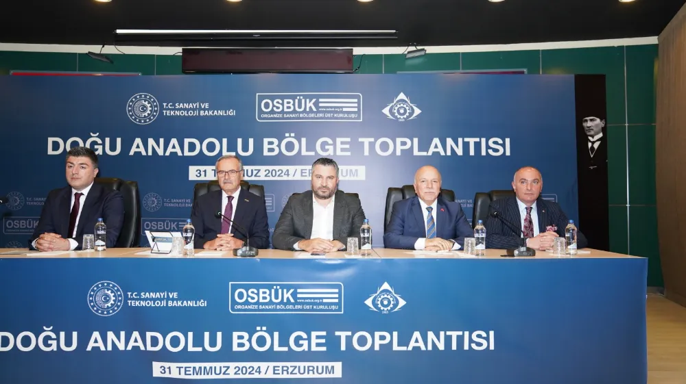 OSBÜK DOĞU ANADOLU BÖLGE TOPLANTISI ETSO’NUN EV SAHİPLİĞİNDE YAPILDI