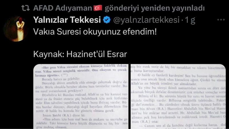 AFAD, diyanete rakip oldu 