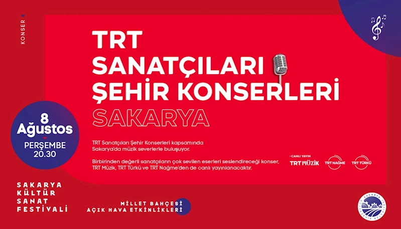 Büyükşehir yaz festivali TRT Şehir Konseri ve hemşehri buluşmalarıyla başlıyor 