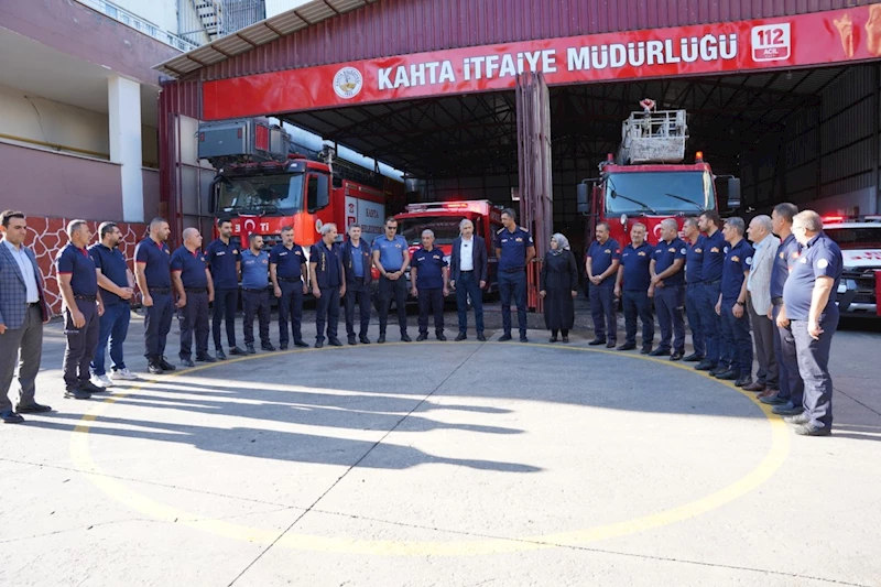 Kahta Belediyesi, İtfaiyeciler Haftası’nı kutladı 