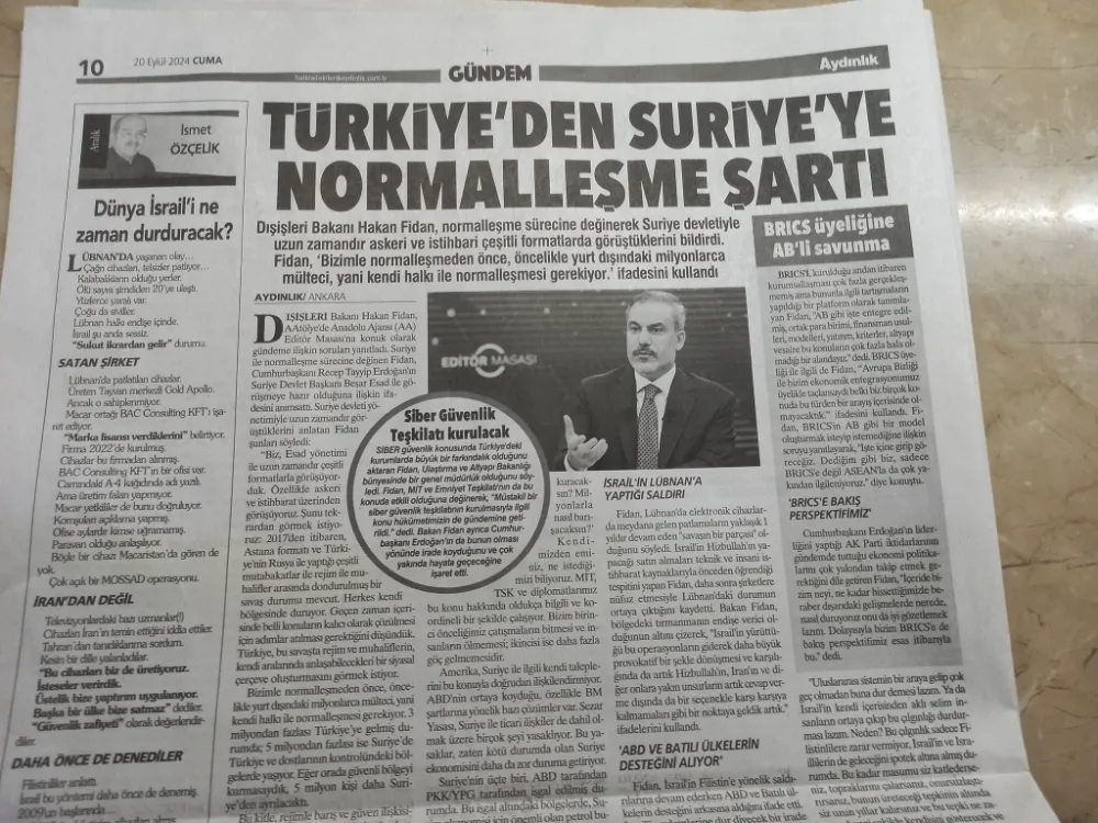  TÜRKİYE ile SURİYE ARASINDAKİ 