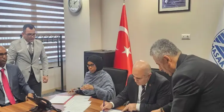 Somali ve Türkiye Finansal İstihbarat Konusunda Mutabakat Zaptı İmzaladı