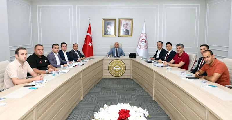 Adıyaman Valiliğinde haftalık değerlendirme toplantısı gerçekleştirildi 