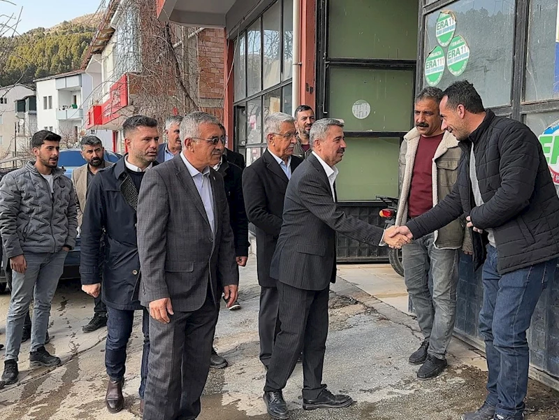 Milletvekili Alkayış Çelikhan’da vatandaşlarla buluştu: 