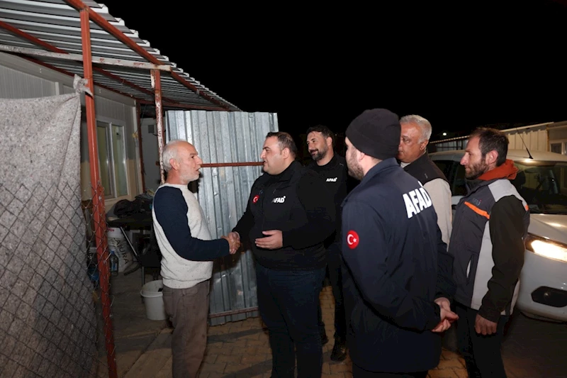 AFAD ekipleri K-13 Konteyner Kentin su sorunu çözüme kavuşturuldu 