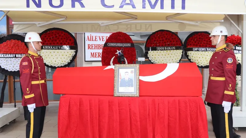 Şehit Uzman Çavuş Arif Özdemir’e son veda