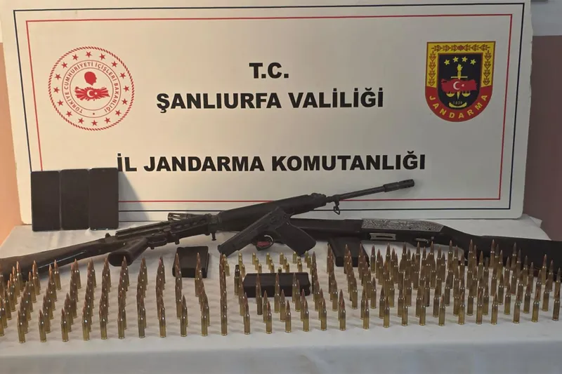Şanlıurfa’da yasa dışı silah operasyonu