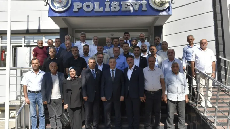 Muhtarlar Federasyonu’ndan Adıyaman İl Emniyet Müdürü Nazman’a ziyaret  