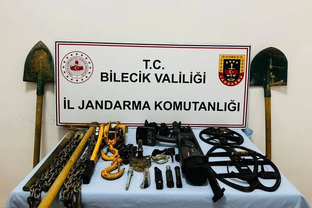 Bilecik Osmaneli’de kaçak kazı operasyonu!