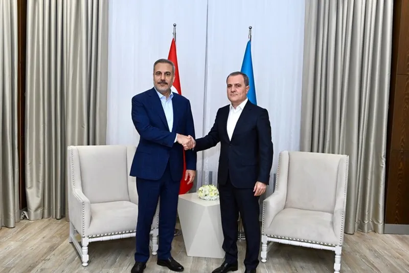 Bakan Fidan, Azerbaycanlı mevkidaşı Bayramov ile görüştü