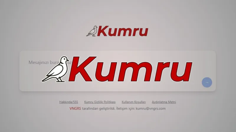 ChatGPT’ye yerli rakip: Yerli Yapay Zekâ “Kumru” kullanıma sunuldu