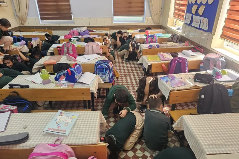 Mersin’de deprem ve tahliye tatbikatı gerçekleştirildi