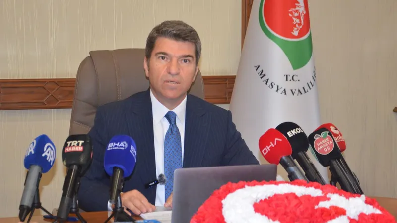 Amasya Valisi Önder Bakan, görevdeki bir yılını değerlendirdi