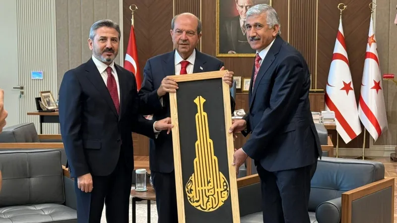 Kahta Belediye Başkanı M. Can Hallaç’tan KKTC Cumhurbaşkanı Ersin Tatar’a Ziyaret 