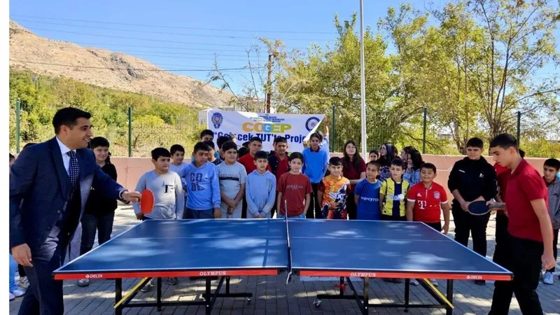 Tut’ta gençler masa tenisiyle buluşuyor 