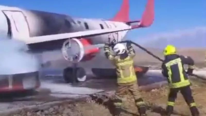 Şanlıurfa GAP Havalimanı’nda film sahnesini aratmayan tatbikat gerçekleştirildi  - Videolu Haber