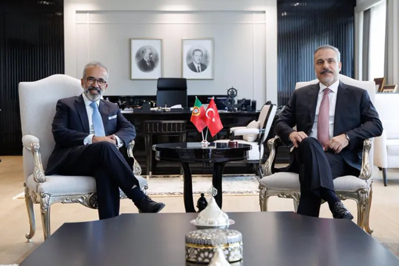 Dışişleri Bakanı Hakan Fidan, Portekizli mevkidaşı ile görüştü