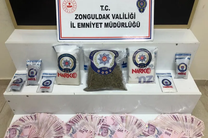 Zonguldak’ta uyuşturucu operasyonu: 2 tutuklama